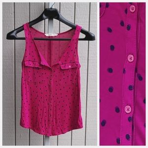 Old Navy | Button-Down Loose Tank Top | Women's Small Lightweight Stretch